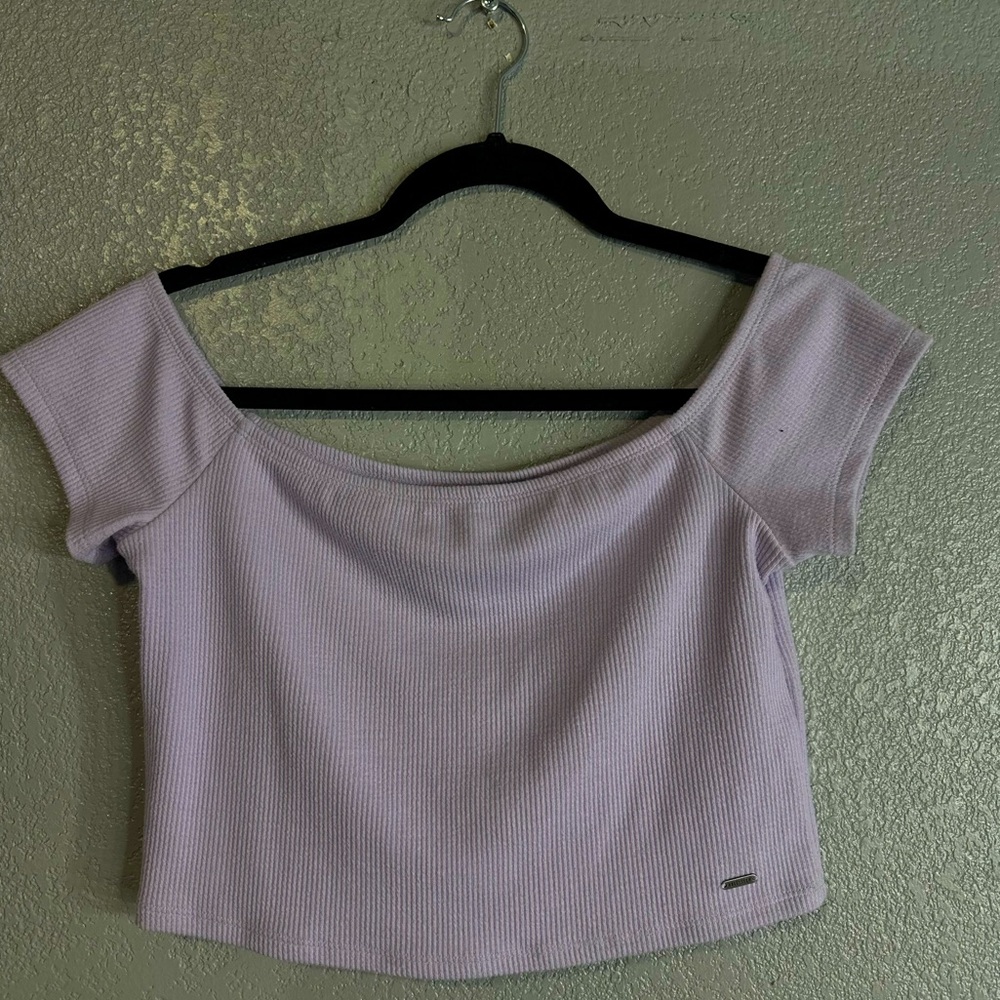 Cute Light Purple Hollister Top
